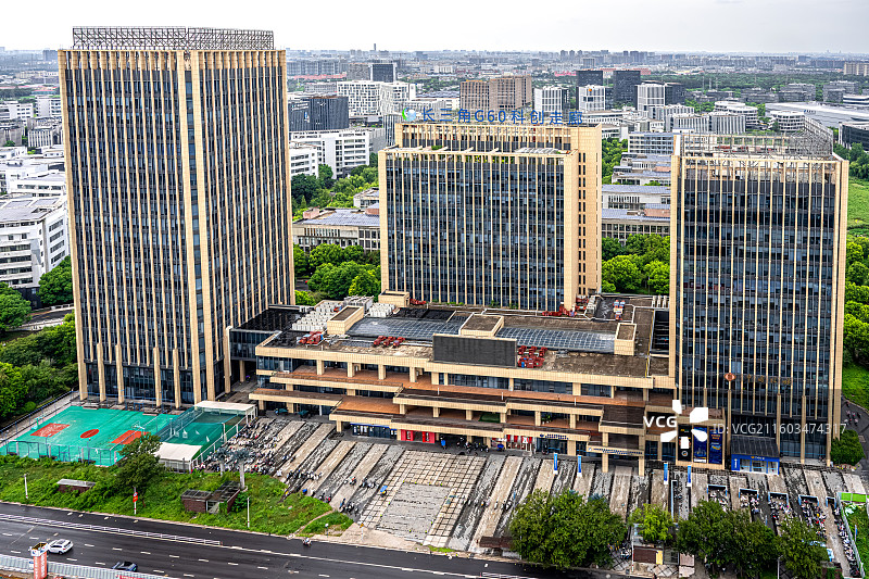 棕榈广场 上海松江科技城 漕河泾开发区松江高科技园 新桥镇九亭镇农村集体资产乡村振兴园区开发图片素材