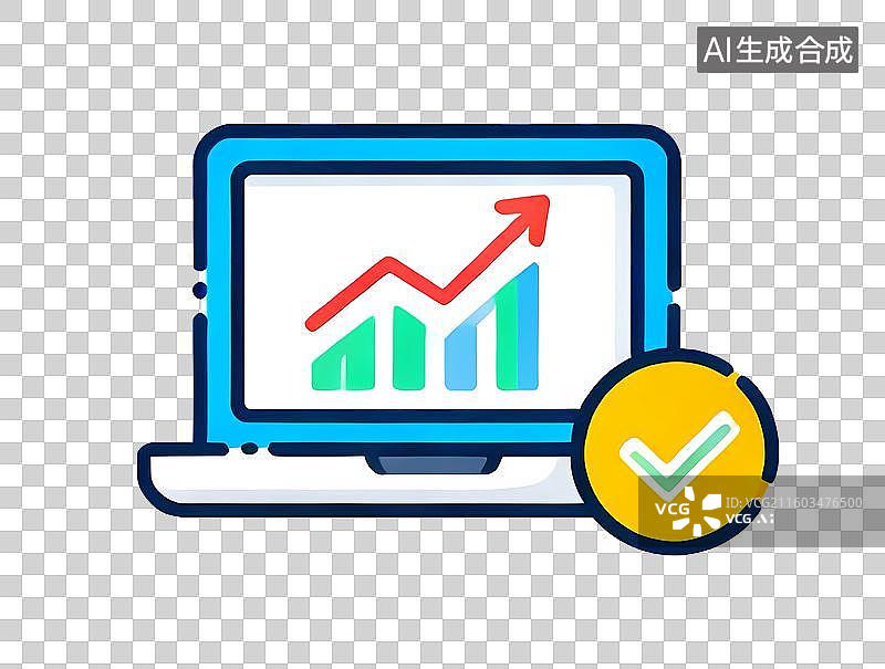 【AI数字艺术】免扣柱状图走势图箭头金融元素图片素材