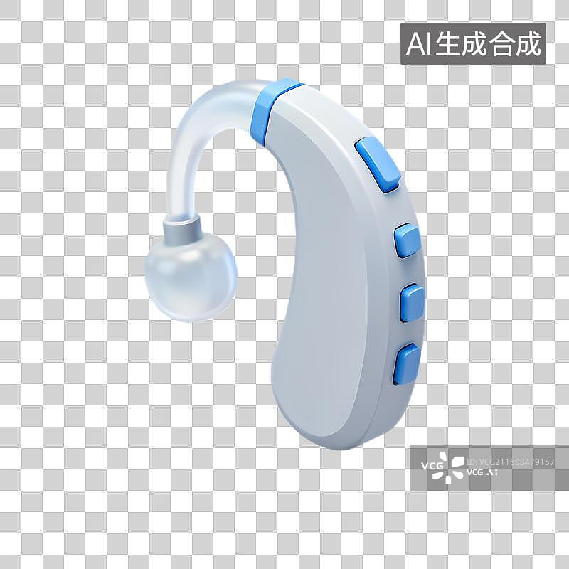 【AI数字艺术】用于改善听力的助听器图片素材
