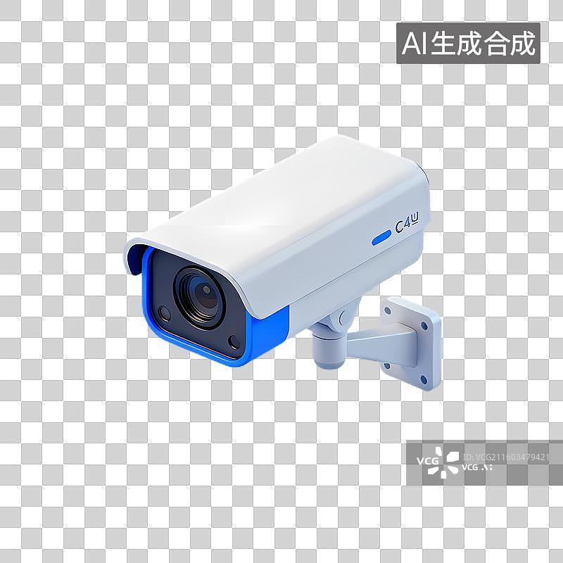 【AI数字艺术】户外安防监控摄像头图片素材