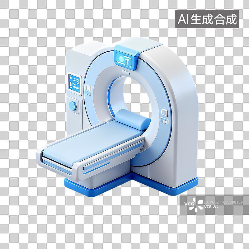 【AI数字艺术】医疗用CT扫描设备图片素材