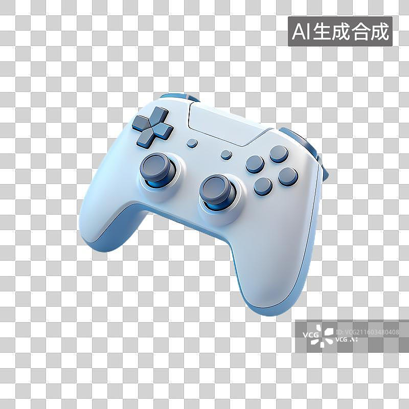 【AI数字艺术】现代人体工学游戏手柄图片素材
