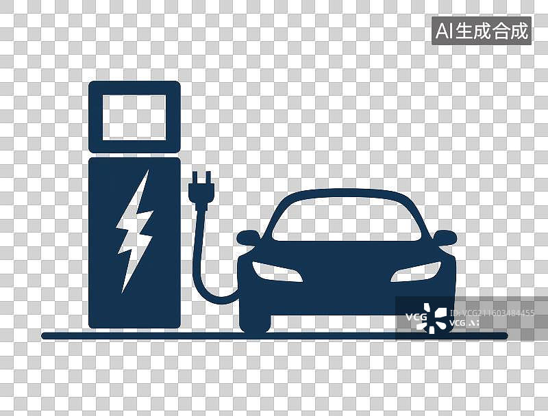 【AI数字艺术】汽车加油图标图片素材