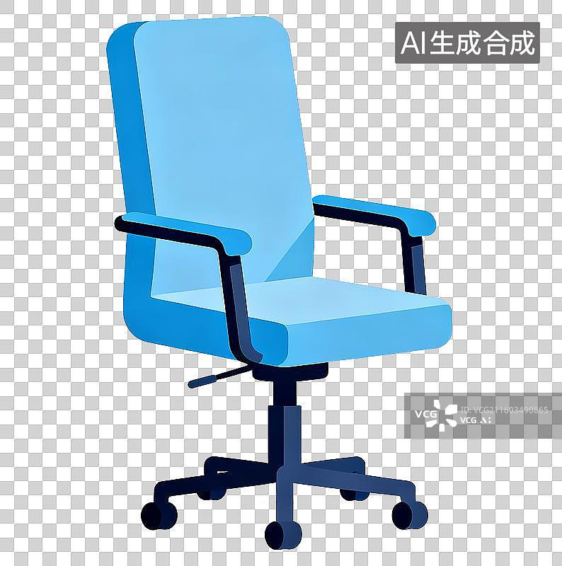 【AI数字艺术】免扣办公家具扶手升降椅元素图片素材