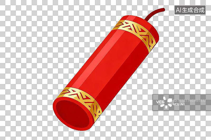 【AI数字艺术】免扣新年鞭炮爆竹元素图片素材
