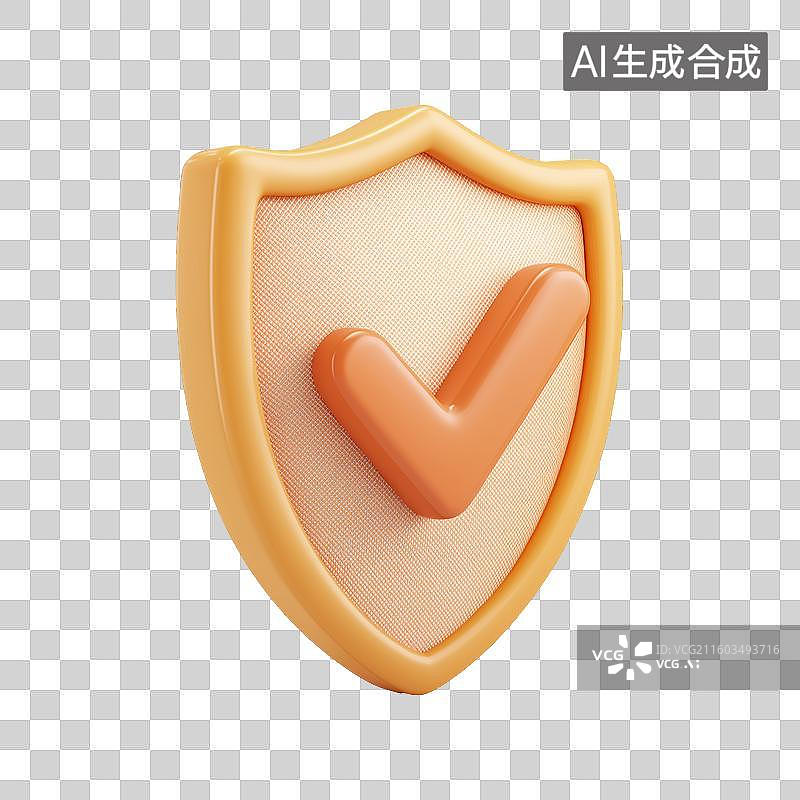 【AI数字艺术】盾牌保护概念图片素材