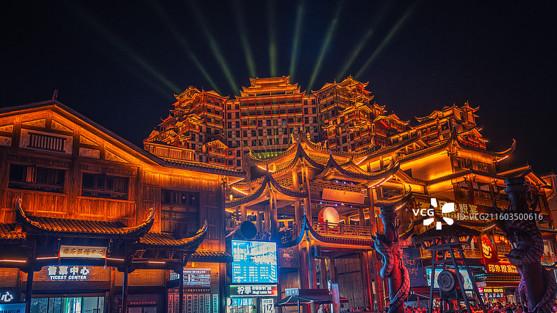 张家界 72 奇楼图片素材