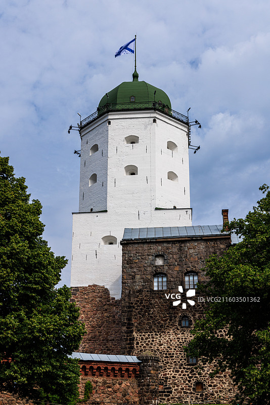 俄罗斯列宁格勒州维堡城堡圣奥拉沃塔图片素材