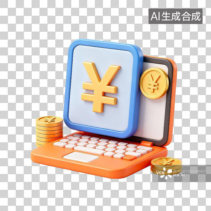 【AI数字艺术】金融理财元素图片素材