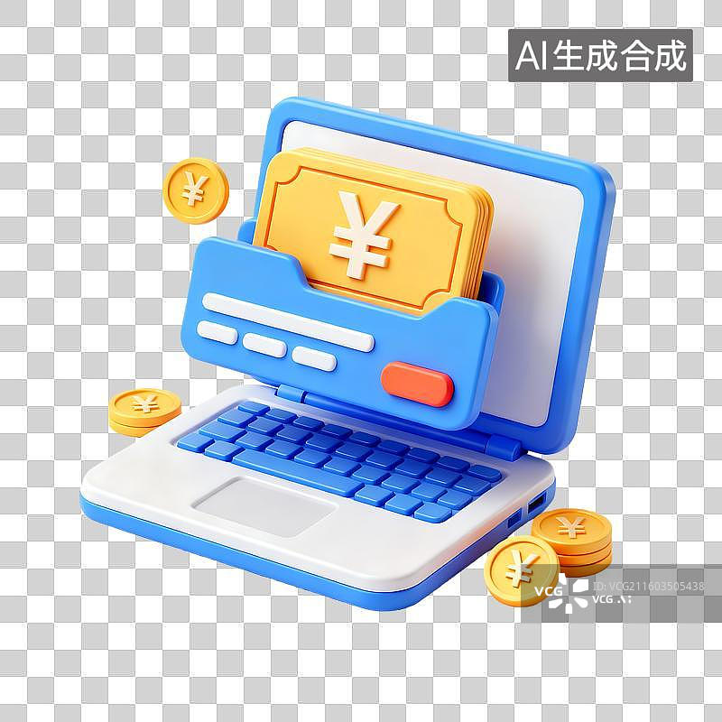 【AI数字艺术】金融理财元素图片素材