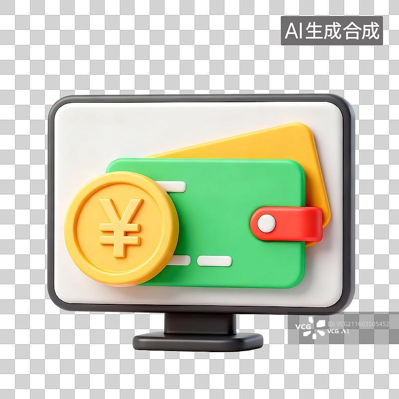 【AI数字艺术】金融理财元素图片素材