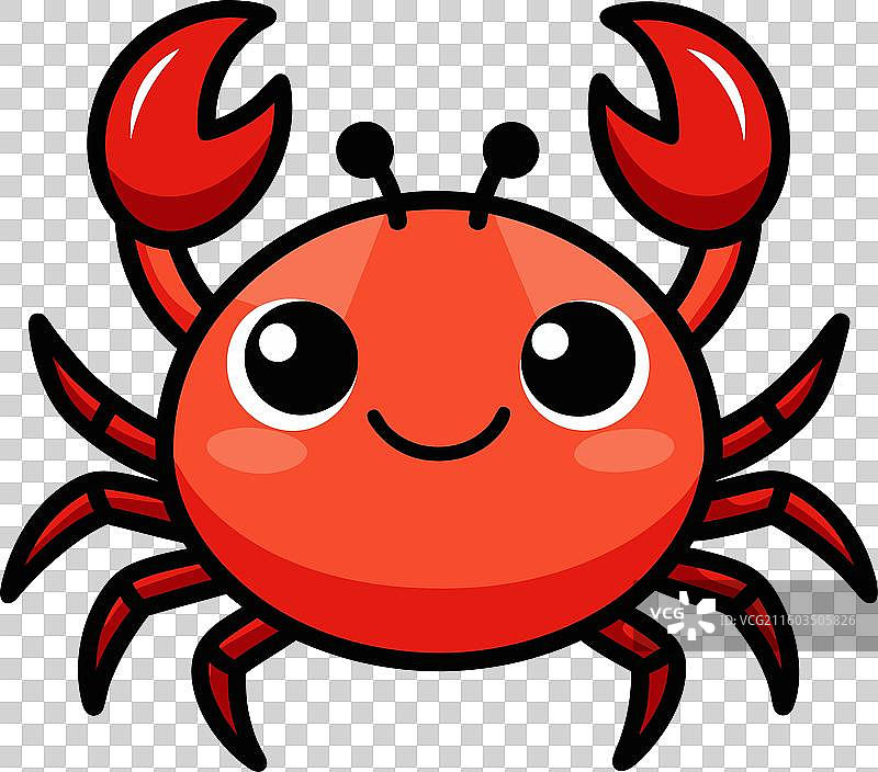 招潮蟹鸻鸟保持可爱图片素材