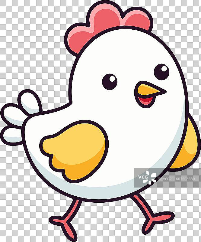 招潮蟹鸻鸟飞翔 卡哇伊图片素材