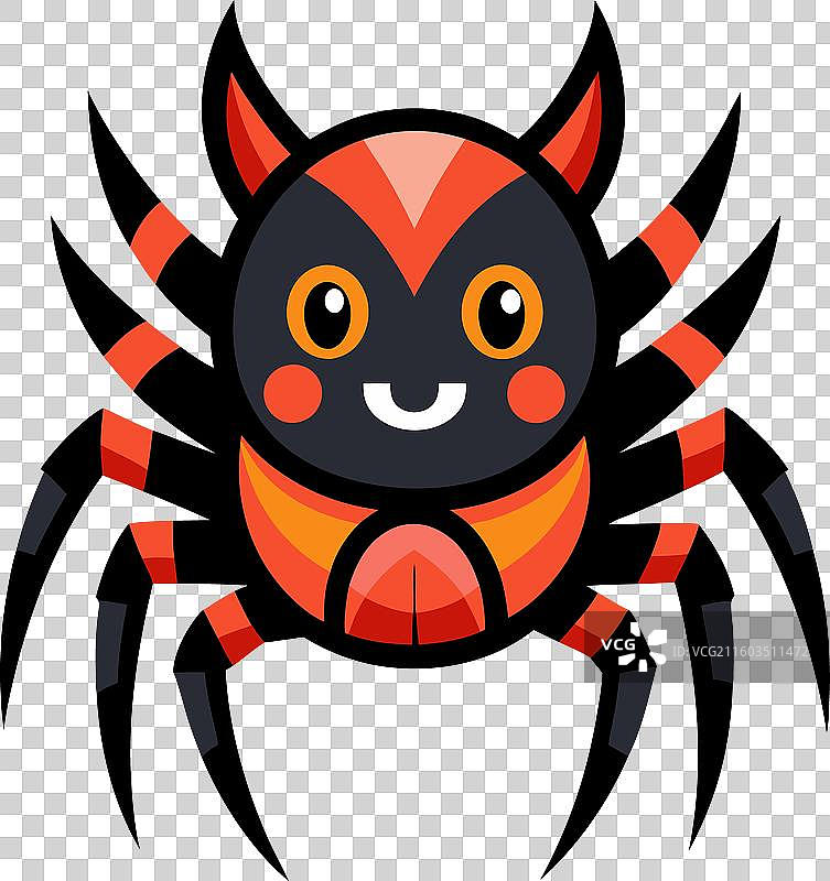 可爱的螃蟹蜘蛛图片素材