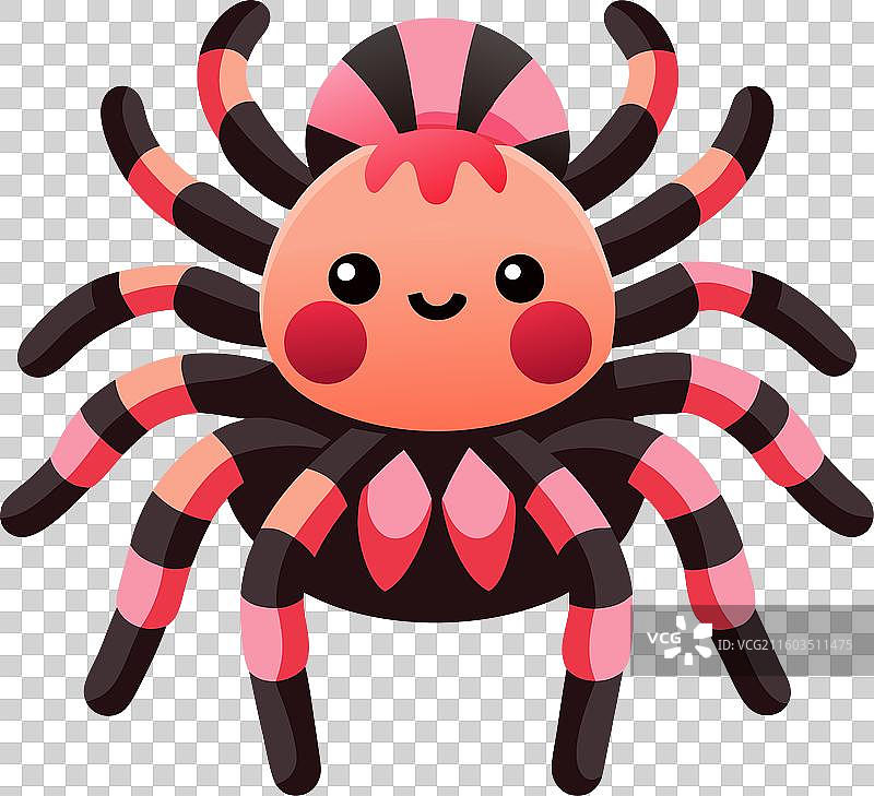 螃蟹蜘蛛跑得可爱图片素材