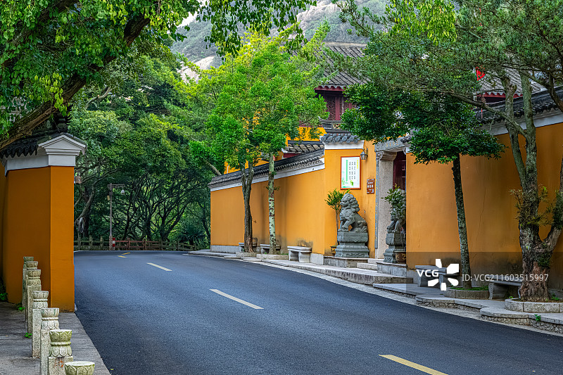 普陀山海天佛国 祥慧净院 祥慧庵 尼姑庵图片素材