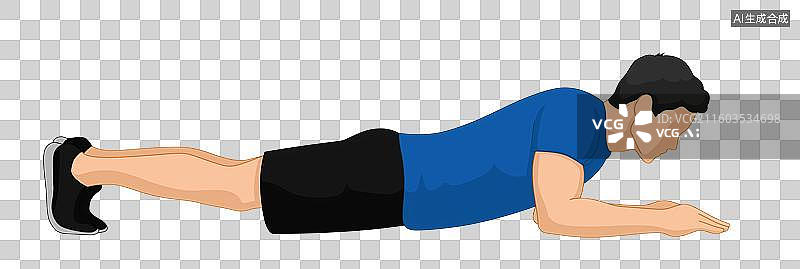 【AI数字艺术】男性锻炼图片素材