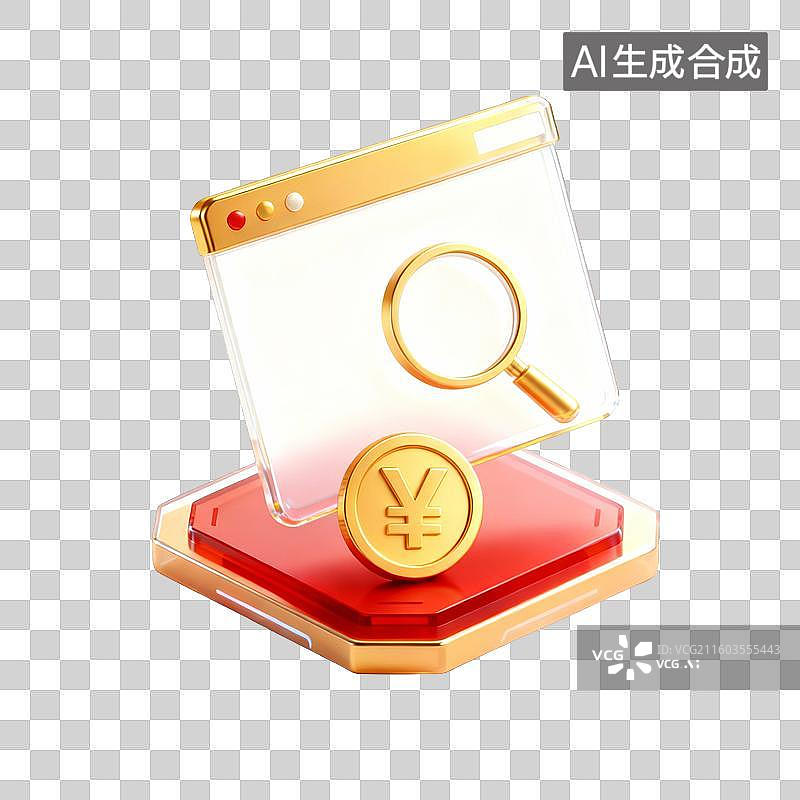 【AI数字艺术】日历理财查询金融图标图图片素材