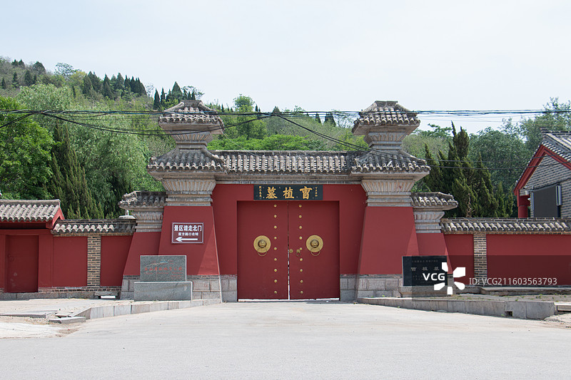 曹植墓-山东省聊城市东阿县图片素材