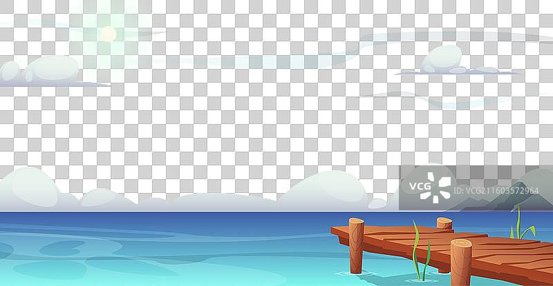 河岸河流横向背景图片素材