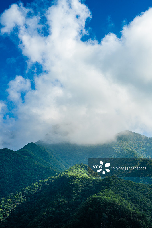 山西晋中绵山风景区山川风景图片素材