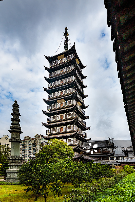 真如寺塔图片素材