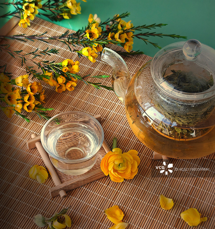 静物：绿茶.茶饮图片素材