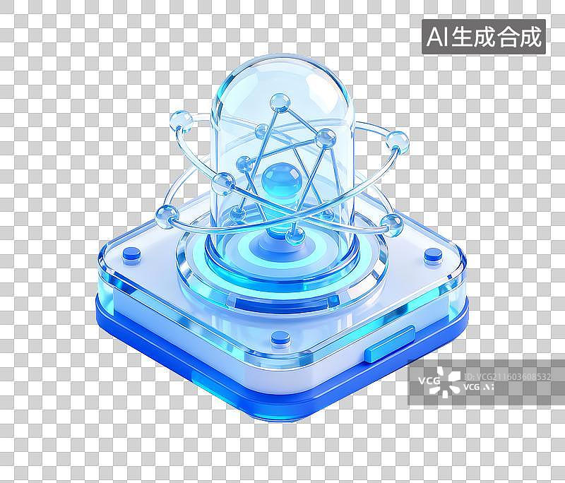 【AI数字艺术】免扣量子计算器元素图片素材