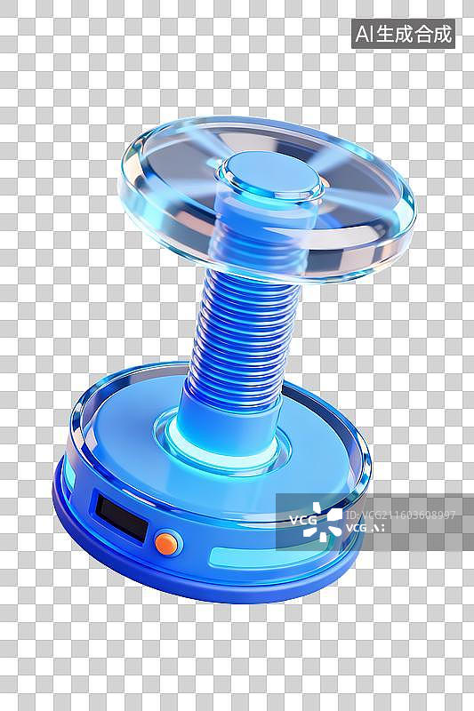 【AI数字艺术】免扣特斯拉汽车线圈元素图片素材