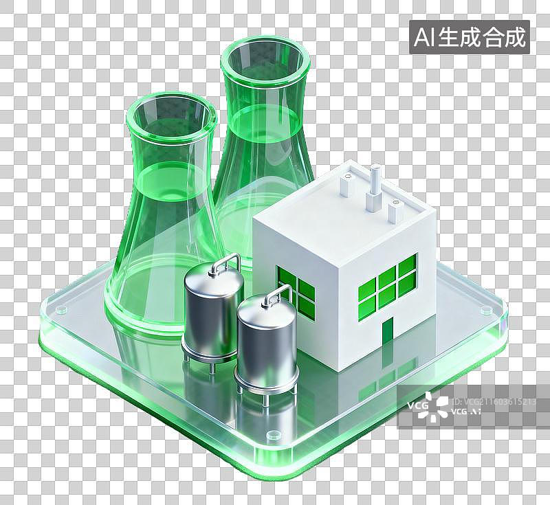 【AI数字艺术】新能源科技图标图片素材