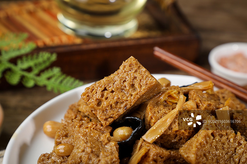 四喜烤麸图片素材