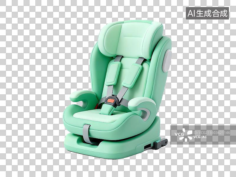 【AI数字艺术】母婴亲子儿童安全座椅 3D 立体素材图片素材