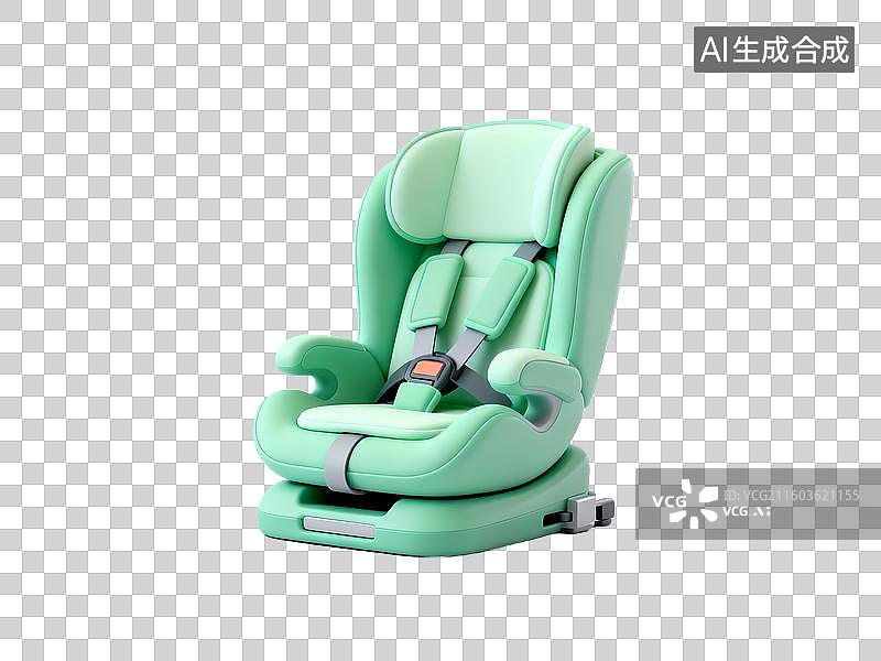 【AI数字艺术】母婴亲子儿童安全座椅 3D 立体素材图片素材