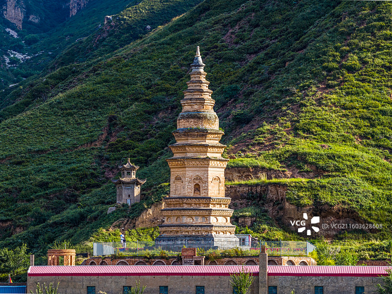 河北省阳原县澍鹫寺塔图片素材