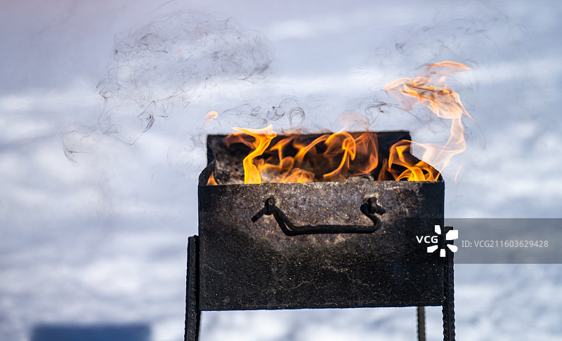 蜡烛 烧香 拜佛 香火 少林寺图片素材