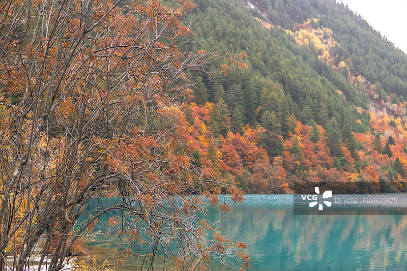 九寨沟景色图片素材