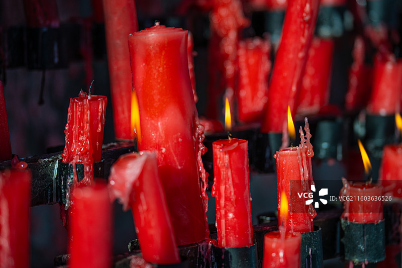 蜡烛 烧香 拜佛 香火 少林寺图片素材