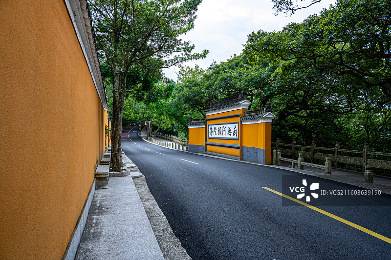 普陀山海天佛国 祥慧净院 祥慧庵 尼姑庵图片素材