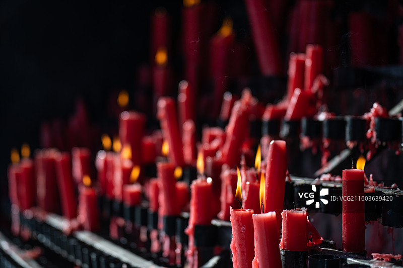 蜡烛 烧香 拜佛 香火 少林寺图片素材