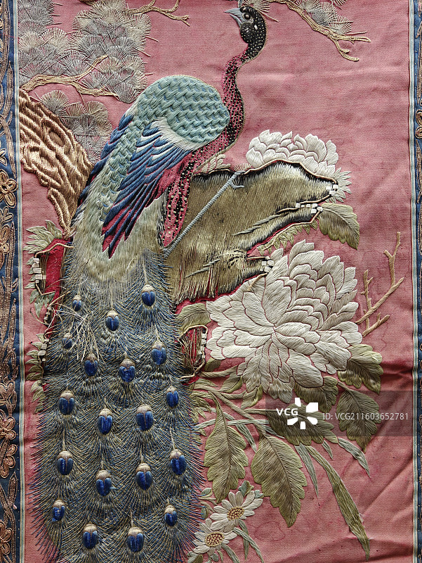 潮州市博物馆-潮绣展厅图片素材