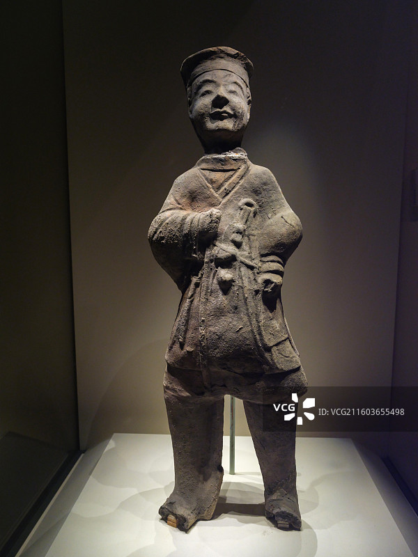 陶部曲俑 东汉 四川崖墓出土 中国国家博物馆“古代中国基本陈列”图片素材