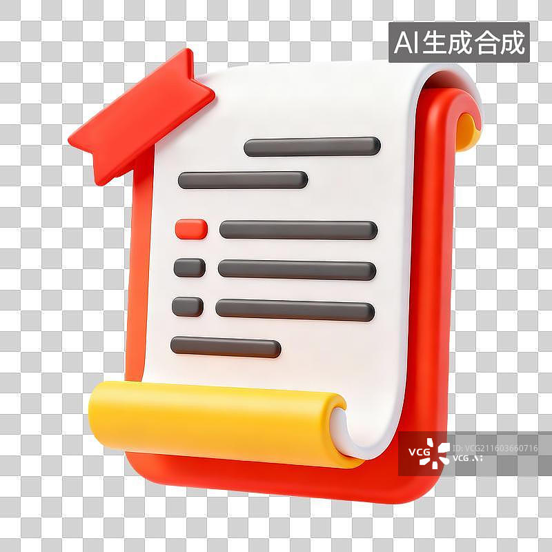 【AI数字艺术】3D立体渲染电商购物节促销元素账单图片素材