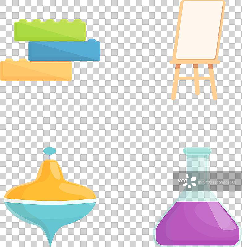 基础教育图标集 卡通早期图片素材