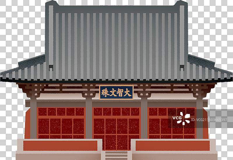 古建筑 阁院寺文殊殿 木构 中国古建筑图片素材