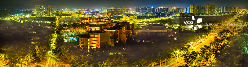 崖州湾科技城夜景图片素材