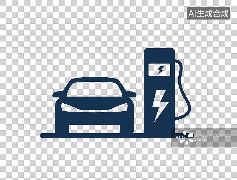 【AI数字艺术】汽车加油图标图片素材