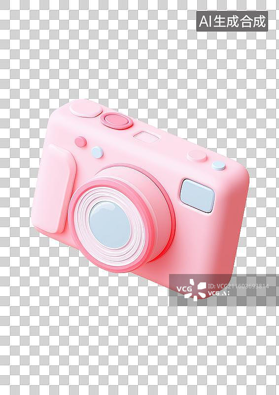 【AI数字艺术】卡通数码相机图片素材