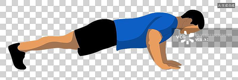 【AI数字艺术】男性锻炼图片素材