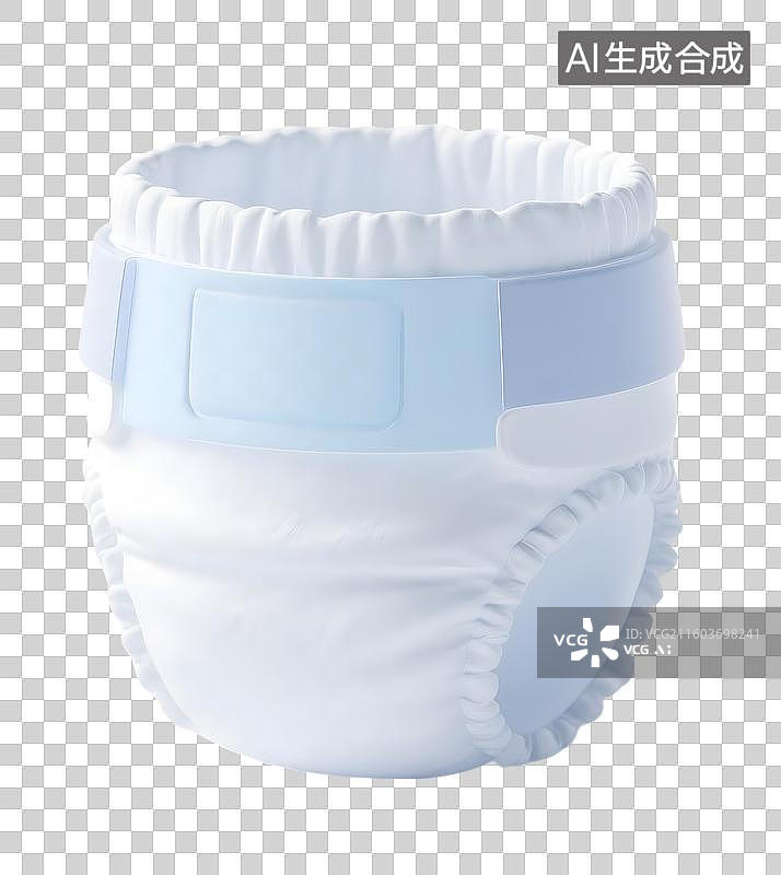 【AI数字艺术】AIGC：3D纸尿裤，尿布，母婴用品，设计元素 ，免抠图形图片素材