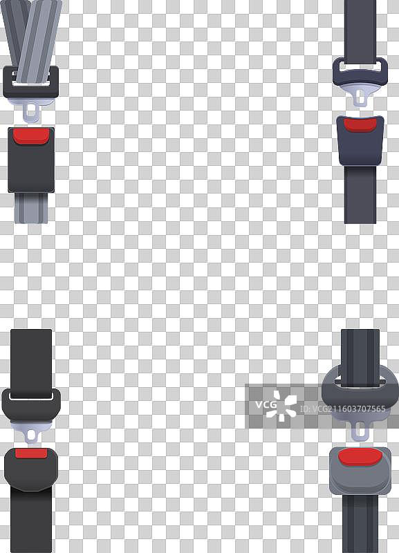 安全带扣图标集图片素材